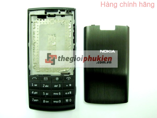 Vỏ Nokia X3-02 Đen Công ty Full bộ